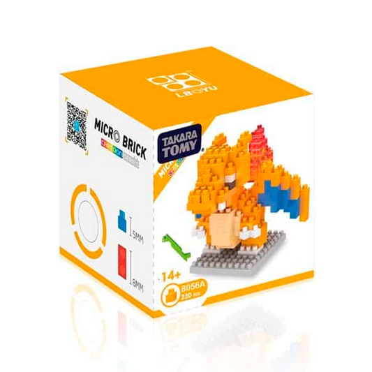 Box Pokemon Charmander Nanoblock 305 pcs pokeblocks.shop
