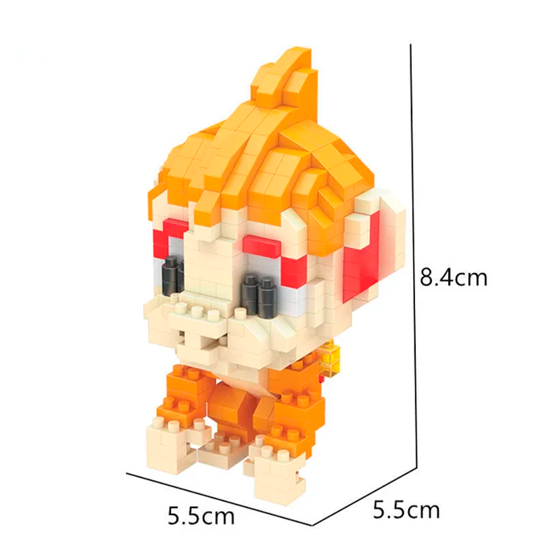 Chimchar - 367 PCS - Pokemon Building Blocks